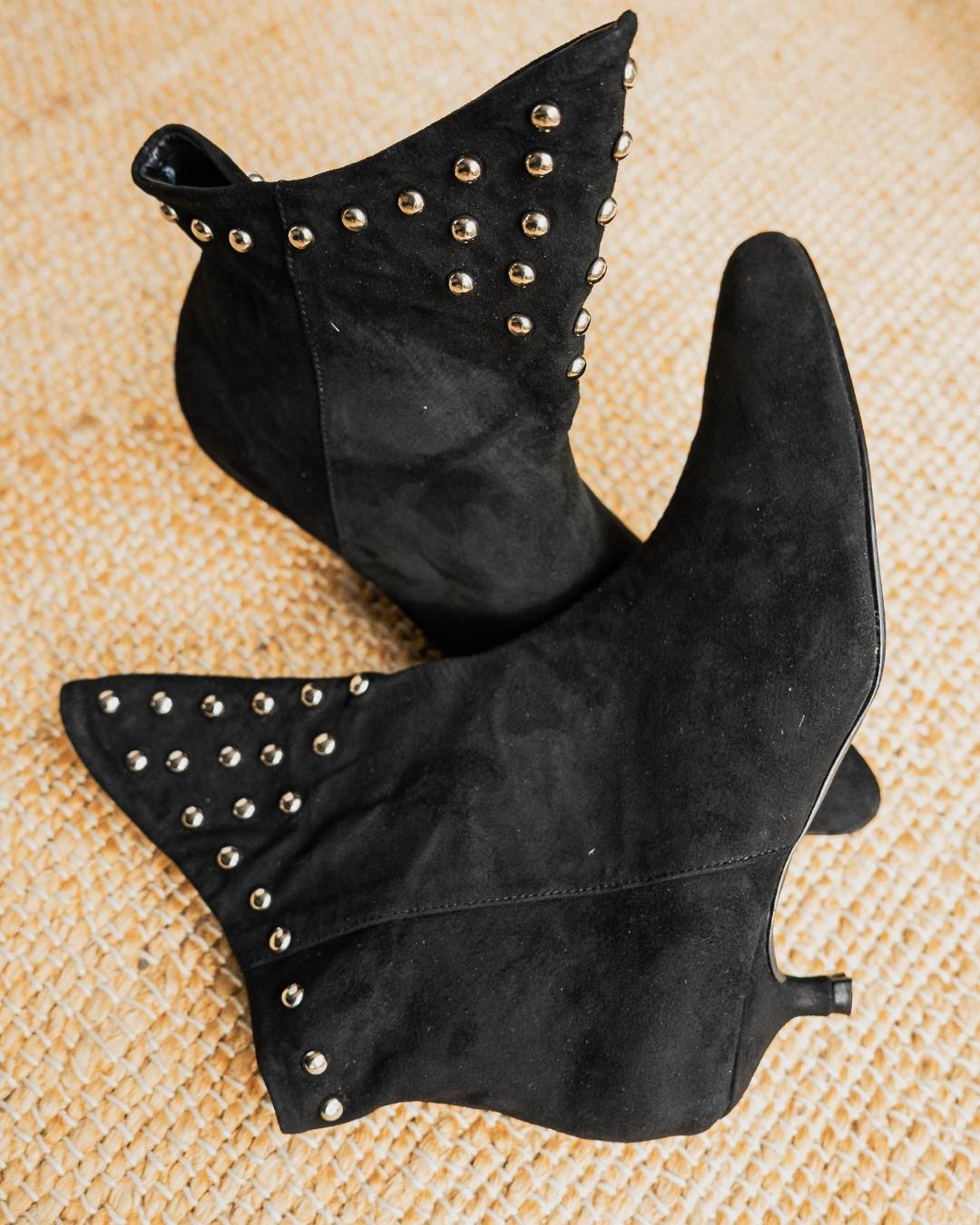 Botas de gamuza negras Modelo Francis