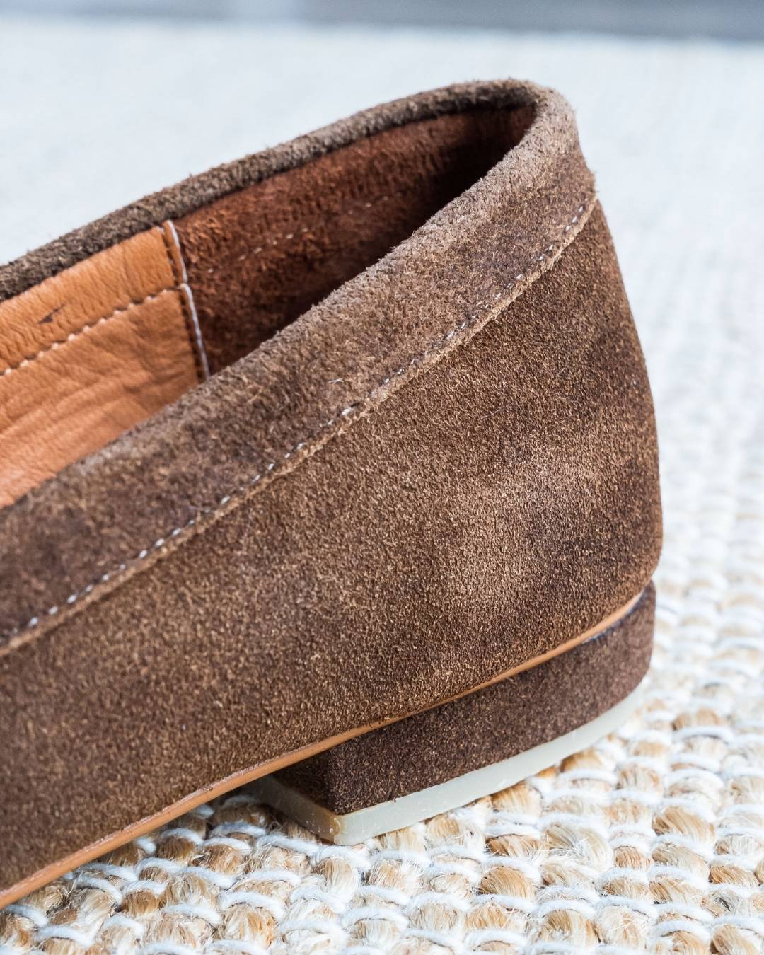 Mocasín gamuza Mocca Modelo Luisa