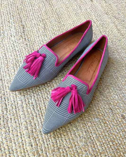 Mocasín cuadrillé
