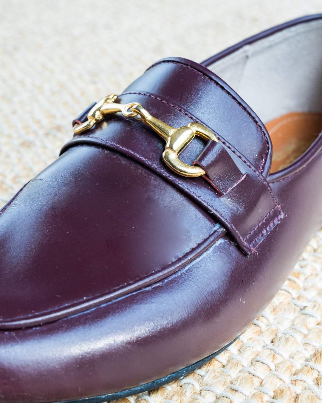 Mocasín de cuero color suela y chocolate Modelo Vico