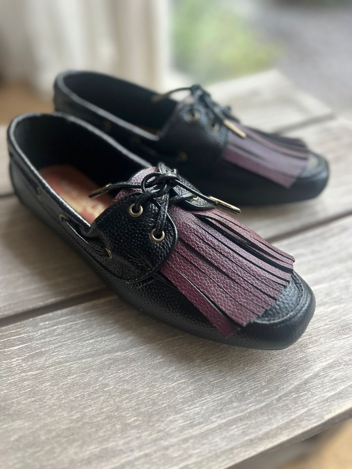 Mocasines Naúticos con Flecos