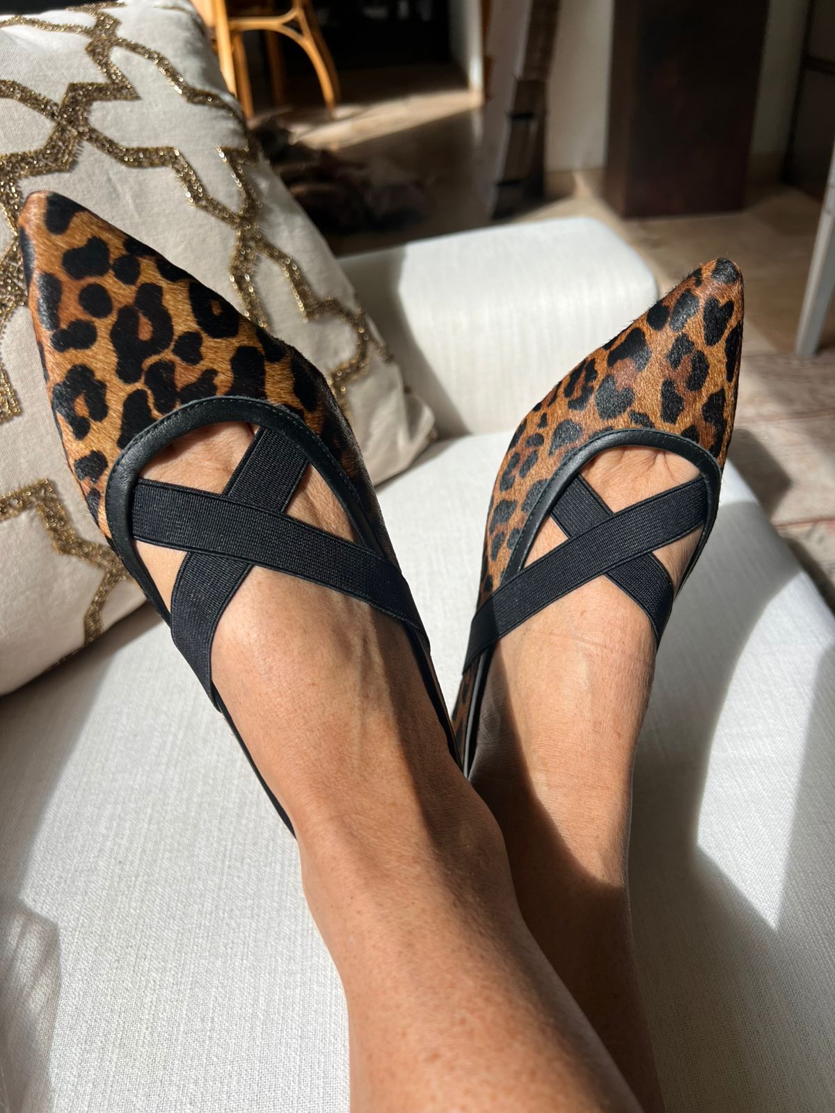 Baleta animal print Celia