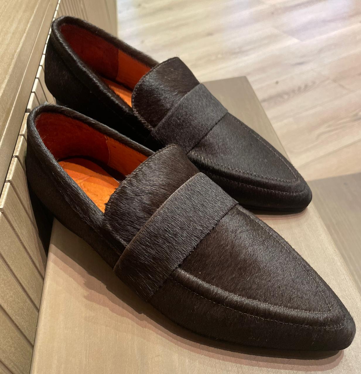 Mocasín de pelo Modelo Luisa